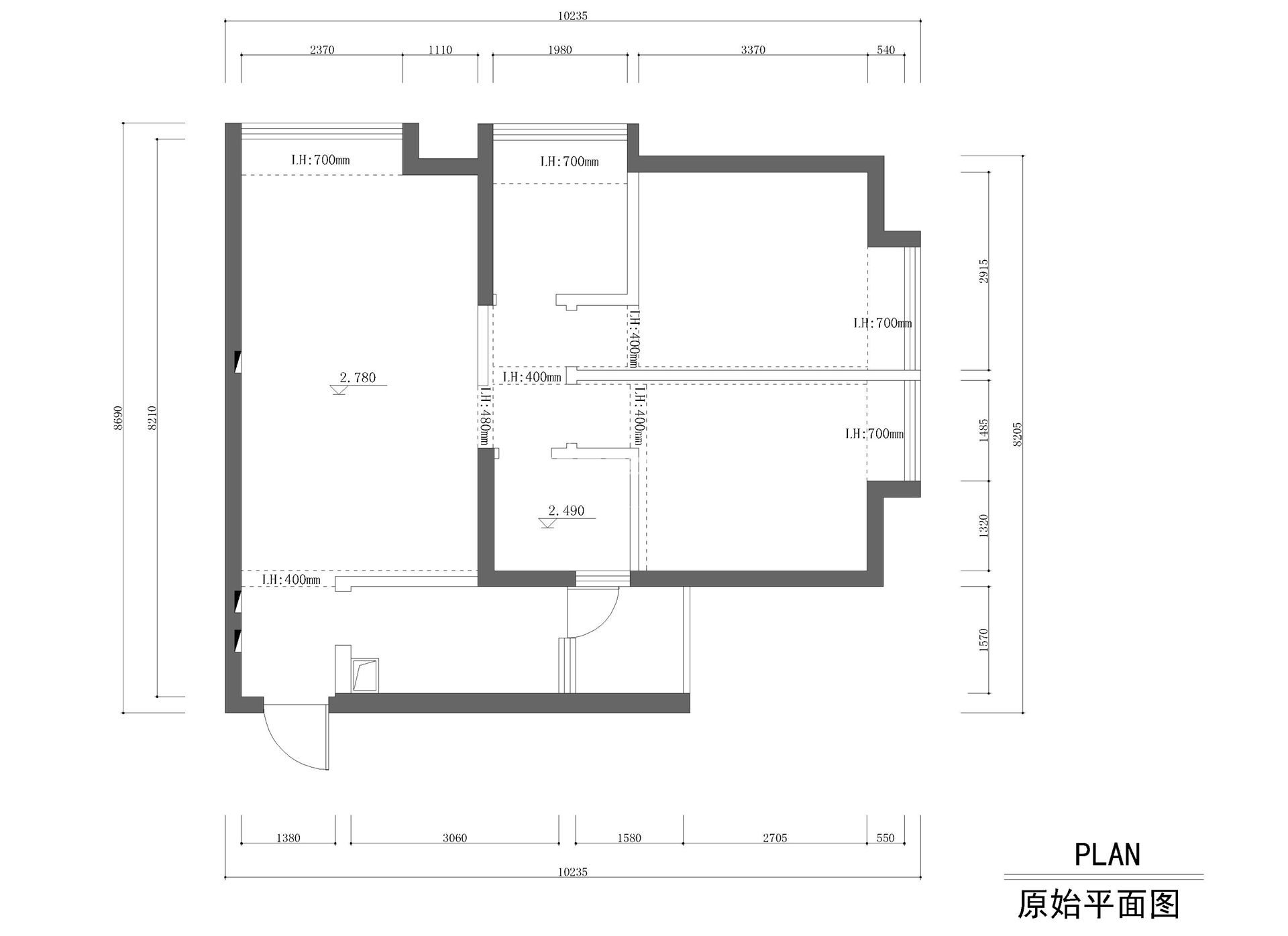 原始平面图