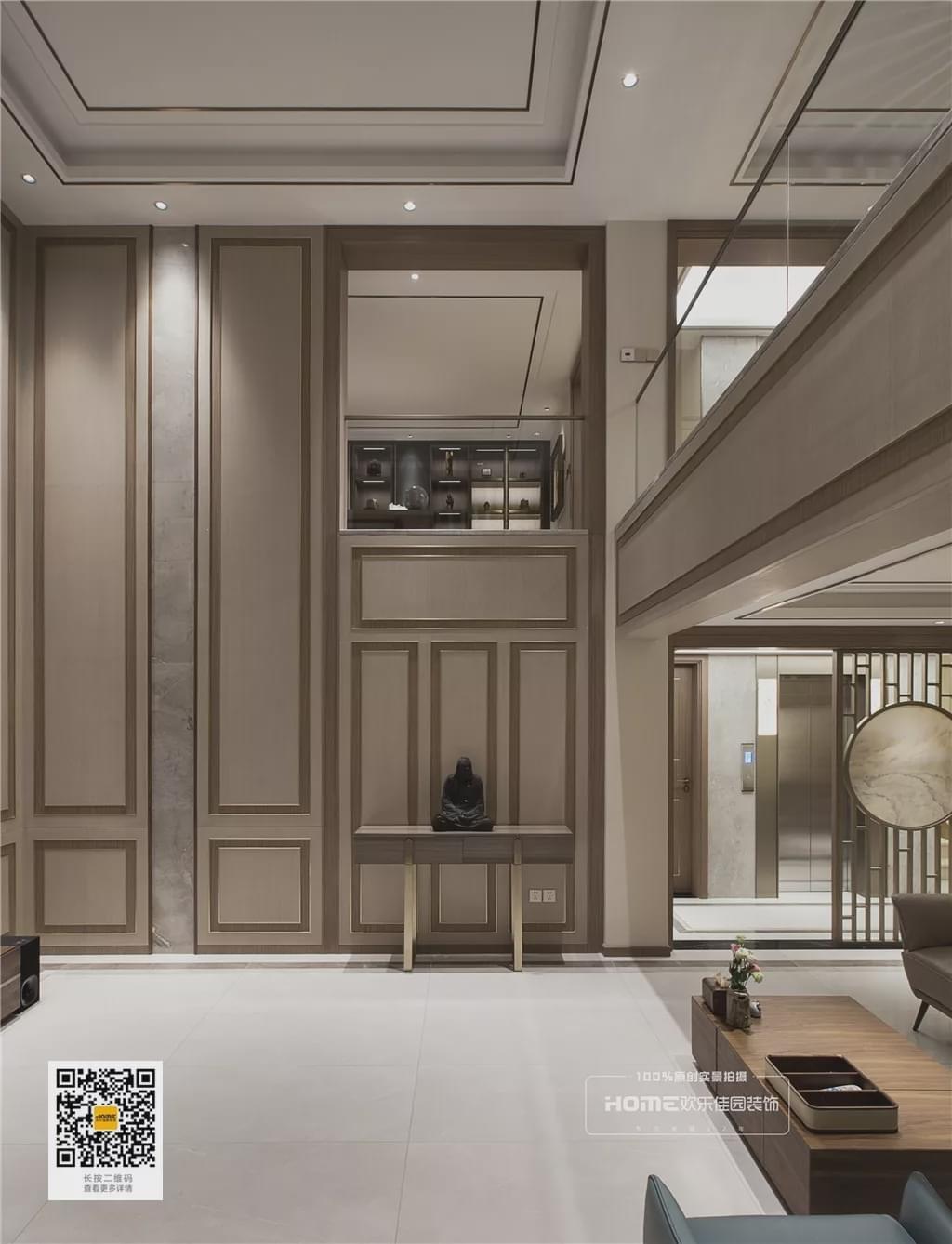 新中式客厅装修实景图