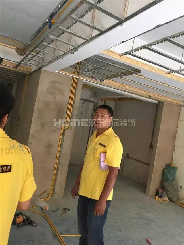 欢乐佳园装饰现场验收水电、基层