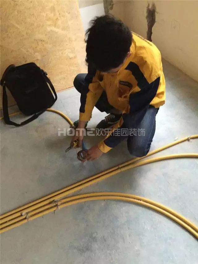 欢乐佳园装饰水电布置检查
