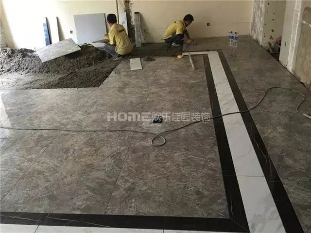 欢乐佳园装饰客厅贴砖