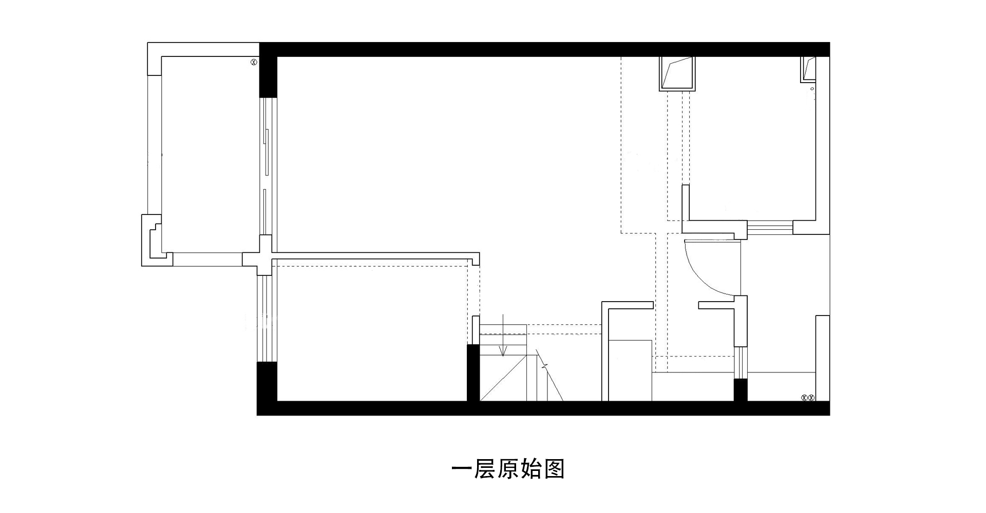 一楼原始户型图